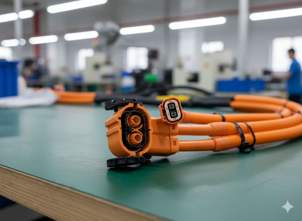 battery high voltage wire harness for EV