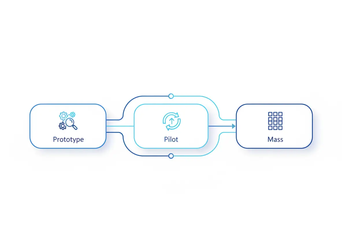 Production timeline visualization